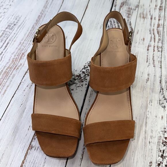 TORY BURCH Loretta Platform Wedge 7.5 - Picture 2 of 8